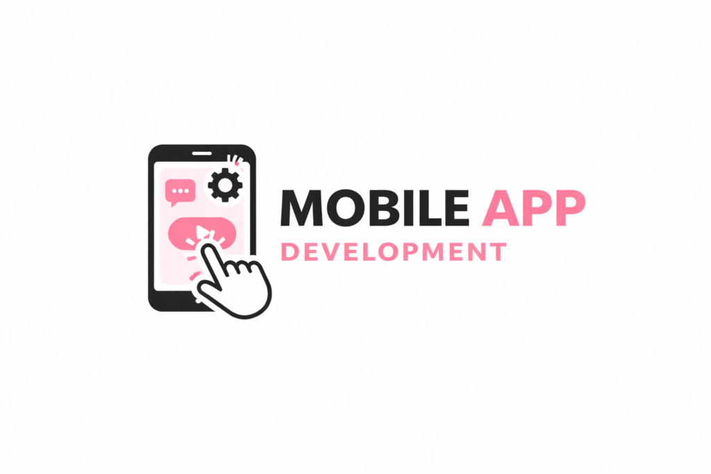 mobile app development logo design